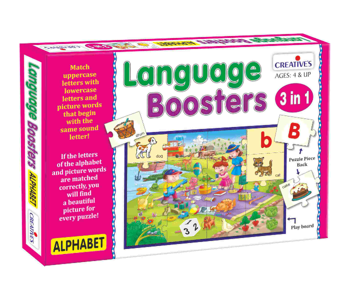 Express Delivery - JMsouq Creative Educational CE01008 Language Boosters Alphabet Educational Game for Kids - ID 92066