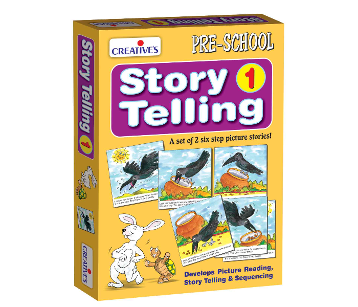 Express Delivery - JMsouq Creative Educational CE00612 Story Telling Step by Step 1 Educational Game for Kids - ID 92459