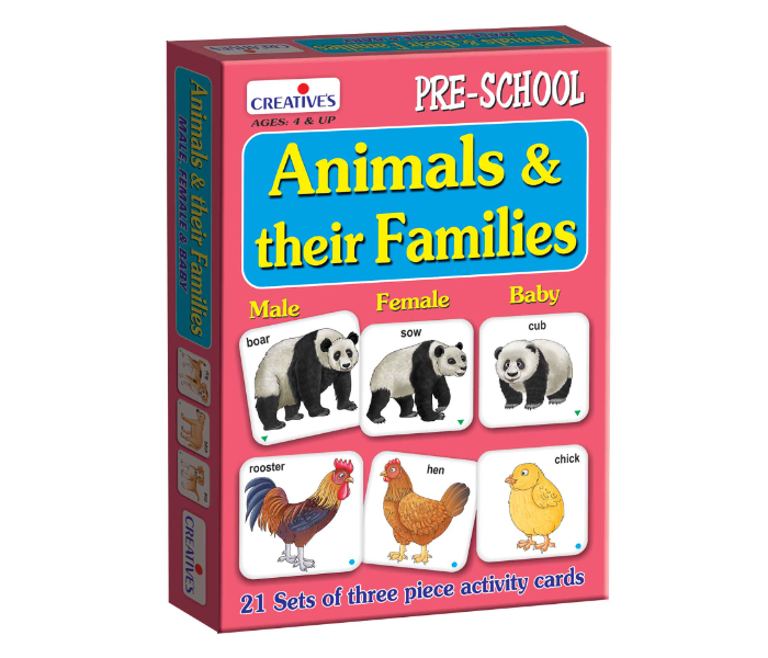 Express Delivery - JMsouq Creative Educational CE00275 Animals and their Families Educational Game for Kids - ID 92185