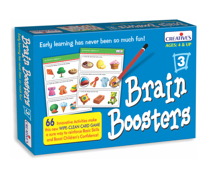 Express Delivery - JMsouq Creative Educational CE01019 Brain Boosters 3 Educational Game for Kids - ID 92071