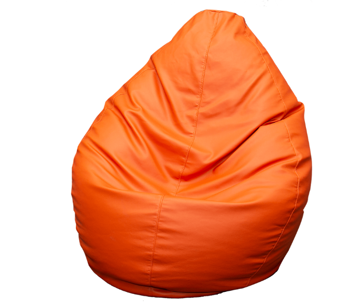 Express Delivery - Lazy Panda EORAXL XL Eco Leather Bean Bag - Orange - ID 94040