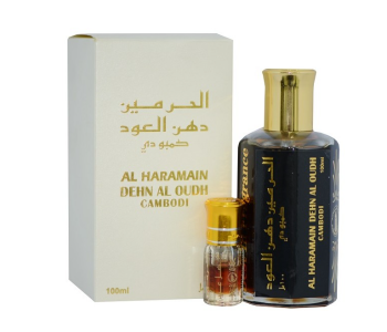 Express Delivery - Al Haramain AHP1879 100ml Dehn Al Oudh Cambodi Perfume Oil - ID 92530