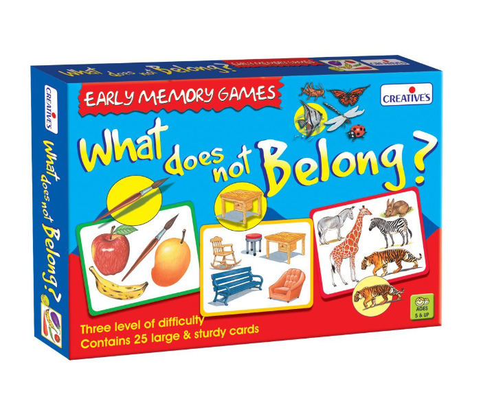 Express Delivery - JMsouq Creative Educational CE00617 What Does Not Belong Game for Kids - ID 92095