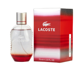 Express Delivery - Lacoste 75ml Red Eau De Toilette Pour Homme Vaporisateur Spray - ID 93470