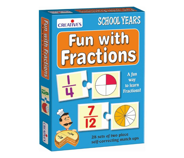 Express Delivery - JMsouq Creative Educational CE00695 Fun with Fractions Game for Kids - ID 91643