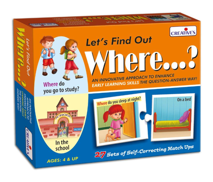 Express Delivery - JMsouq Creative Educational CE00996 Lets Find out Where Educational Game for Kids - ID 92063