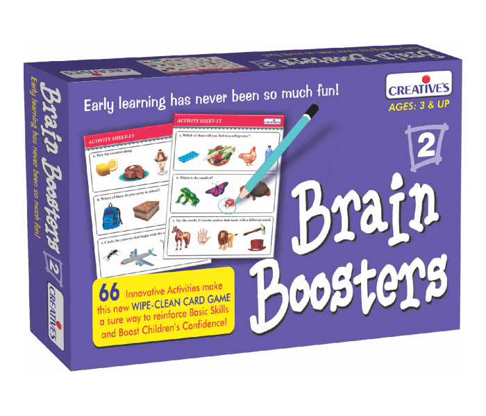 Express Delivery - JMsouq Creative Educational CE00988 Brain Boosters 2 Educational Game for Kids - ID 92171