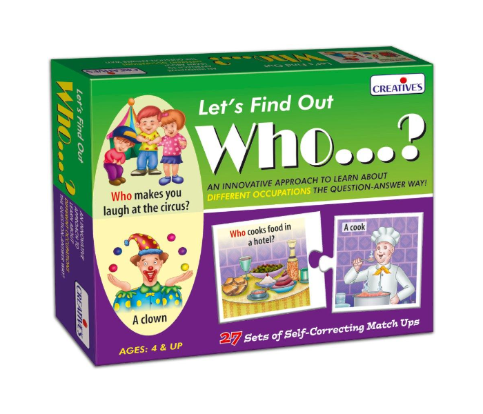 Express Delivery - JMsouq Creative Educational CE00997 Lets Find out Who Educational Game for Kids - ID 92064