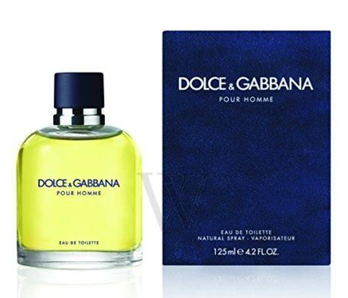 Dolce and Gabbana 125ml Pour Homme Eau de Toilette for Men Front View - ID 97479