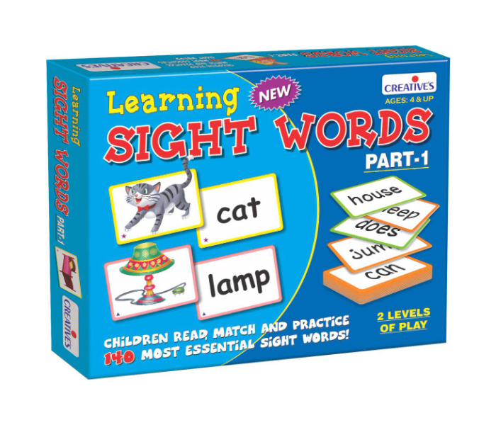 Express Delivery - JMsouq Creative Educational CE00934 Learning To Read Sight Words Educational Game for Kids - ID 92209