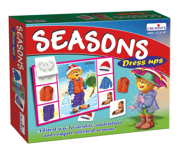 Express Delivery - JMsouq Creative Educational CE01026 Seasons Dress Ups Educational Game for Kids - ID 92176