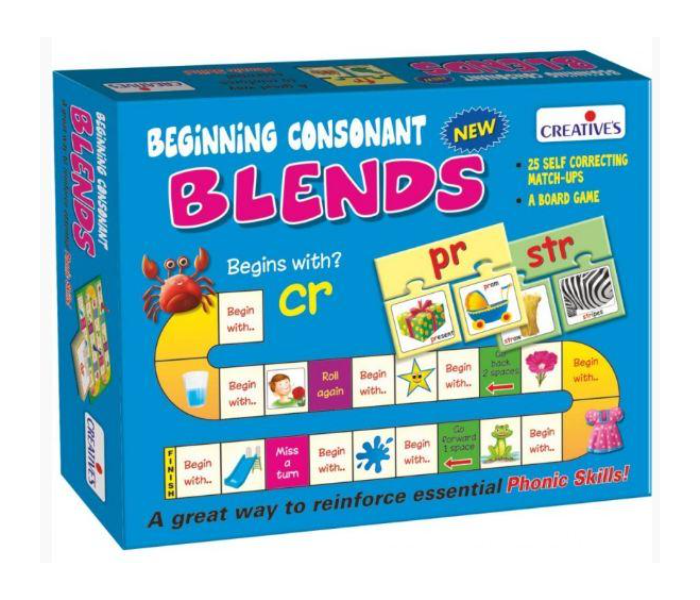 Express Delivery - JMsouq Creative Educational CE00937 Beginning Consonant Blends Educational Game for Kids - ID 92208