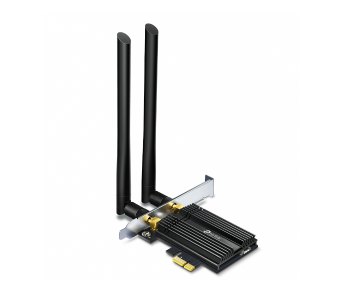 Express Delivery - Tp Link Archer Tx50E Ax3000 Wi Fi 6 Bluetooth 5 0 Pcie Adapter  Black - ID 93073