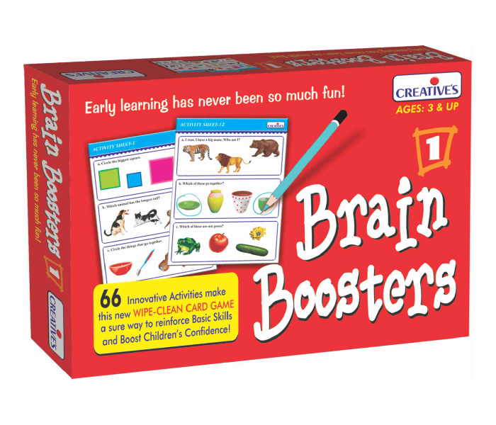 Express Delivery - JMsouq Creative Educational CE00987 Brain Boosters 1 Educational Game for Kids - ID 92170