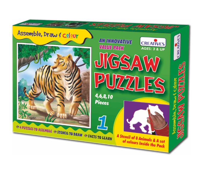 Express Delivery - JMsouq Creative Educational CE00999 Jigsaw Puzzles 1 Educational Game for Kids - ID 92172