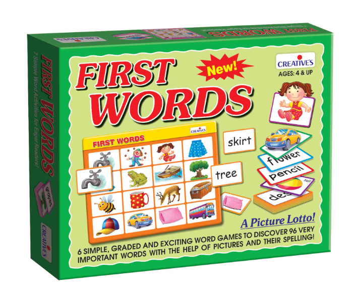 Express Delivery - JMsouq Creative Educational CE00933 Learning To Read First Words Educational Game for Kids - ID 92202