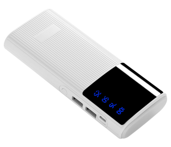 Macon Powerbank With Strong Light Real Capacity 20000mAH - White in UAE