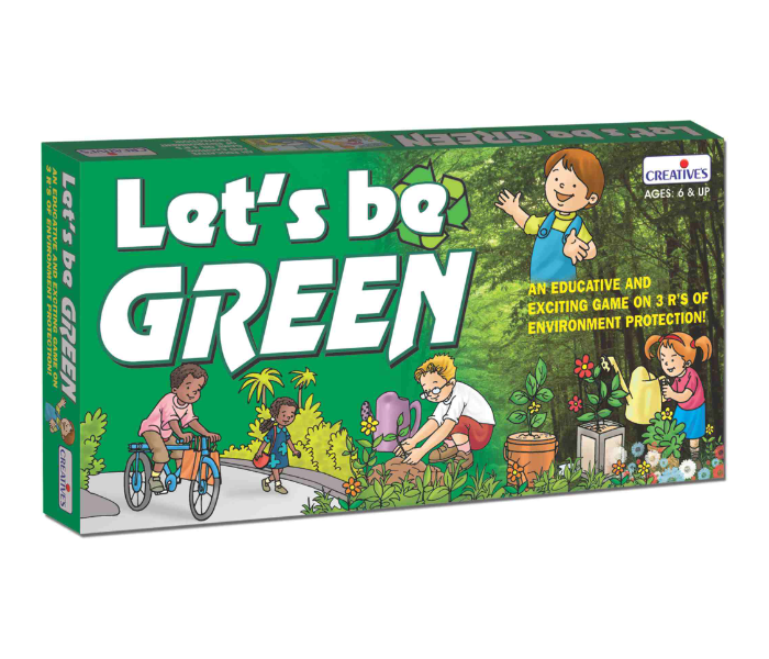 Express Delivery - JMsouq Creative Educational CE01047 Lets Be Green Board Game for Kids - ID 91645