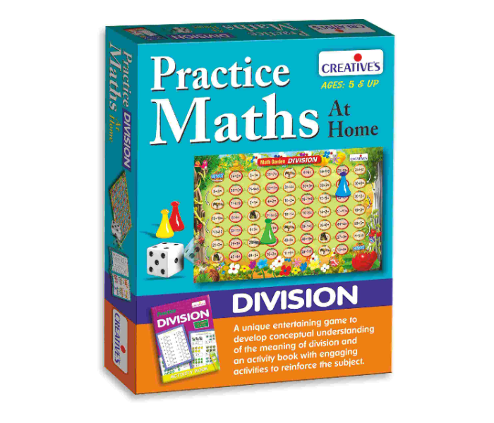 Express Delivery - JMsouq Creative Educational CE01072 Practice Maths at Home Division Educational Game for Kids - ID 92108