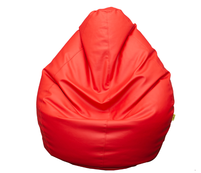 Express Delivery - Lazy Panda EREDAXXL XXL Eco Leather Bean Bag - Red - ID 94030