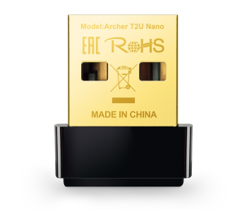 Express Delivery - TP-Link Archer T2U Nano AC600 Nano Wireless USB Adapter - Black - ID 93070