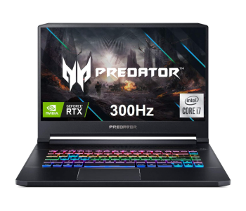 Acer Predator Triton 500 15.6 Inch FHD 300Hz Intel Core I7-10750H Processor 16GB RAM 512GB SSD 8GB NVIDIA GeForce RTX 2070 Super Windows 10 Home Gaming Laptop Open Box - Black in UAE