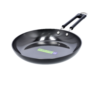 Express Delivery - Royalford RF10010 24cm Hard Anodized Frypan - Black - ID 93077