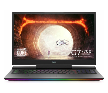 Dell G7 7700-G7-2700-BLK 17.3 Inch FHD Gaming Laptop Intel Core I7-10750H Processor 32GB RAM 1TB SSD NVIDIA Geforce RTX 2070 8GB Windows 10 - Black in OMAN