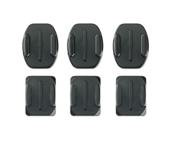 GoPro AACFT-001 6 Piece Curved And Flat Adhesive Mounts - Black in UAE