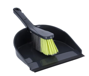 Royalford RF2368GR Dust Pan & Brush - Grey And Yellow in UAE