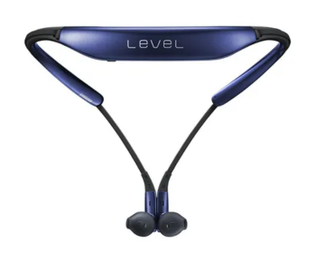 Generic Level U Wireless Bluetooth Neckband Headset With Collar Noise Cancelling - Blue in KSA