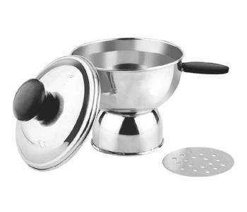 Delcasa DC2065 Stainless Steel Chiratta Puttu Maker - Silver in UAE