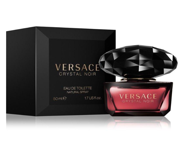 Express Delivery - Versace 8018365071261 50ml Crystal Noir Eau de Toilette for Women - ID 97628