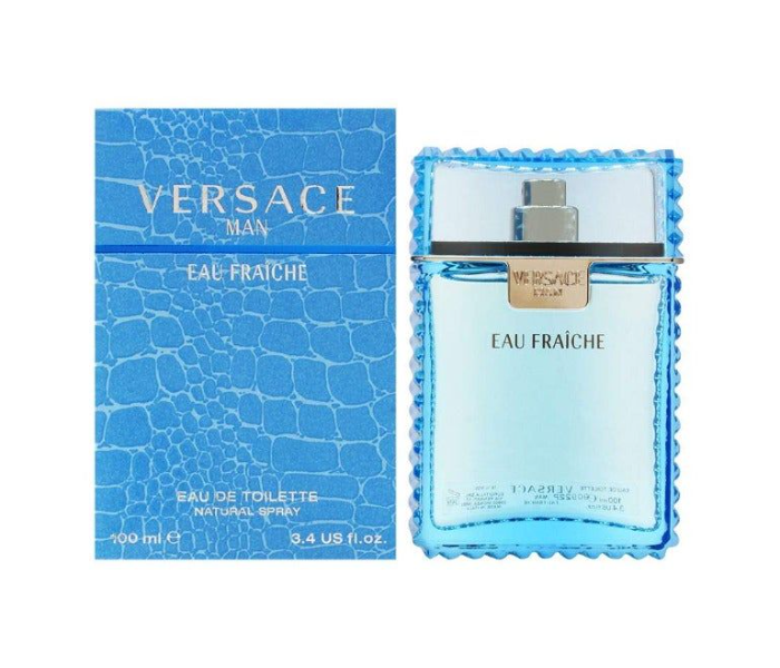 Express Delivery - Versace 8018365500037 100ml Eau Fraiche Eau de Toilette for Men - ID 95900