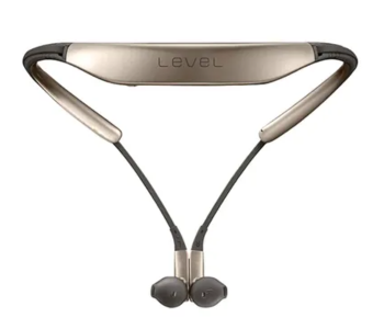 Generic Level U Wireless Bluetooth Neckband Headset With Collar Noise Cancelling - Gold in KSA