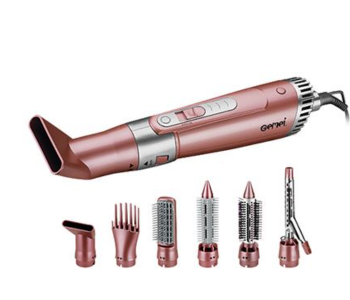 Gemei GM-4831 2200W 7 In 1 Professional Hot Hair Styler - Pink in KSA