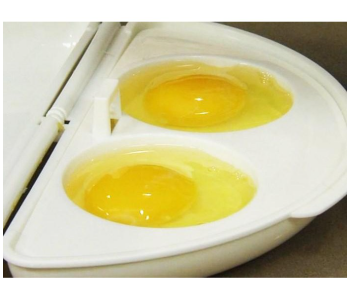 For your Kitchen! For Microwave Safe Non Sticky Egg and Omelet Cooker-White - ID 100652