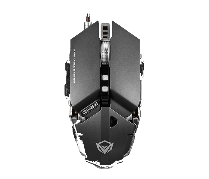 Express Delivery - Meetion MT-M985GR Metal Mechanical Programmable Gaming Mouse - Grey - ID 98371