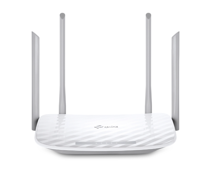 Express Delivery - TP-Link Archer C50 1200 Mpbs 4 Lan Port Dual Band Wireless Router - White - ID 100795