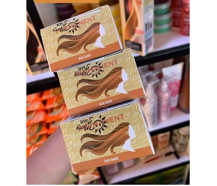 Express Delivery - MERRYSUN MRSC001 Sun Permanent Hair - Ash Gold - ID 100696