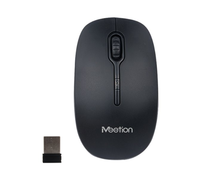 Express Delivery - Meetion MT-R547 4 Buttons Wireless Optical Mouse -Black - ID 99936