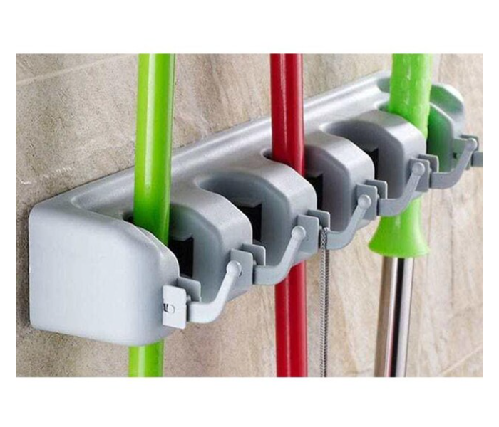 New Arrivals For Liao 67410 Wall Mounted Broom Holder Z130008 - Grey - ID 99998