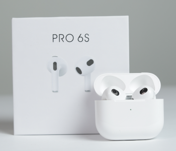 Express Delivery - TWS PRO6S Ear Phones - White - ID 98528