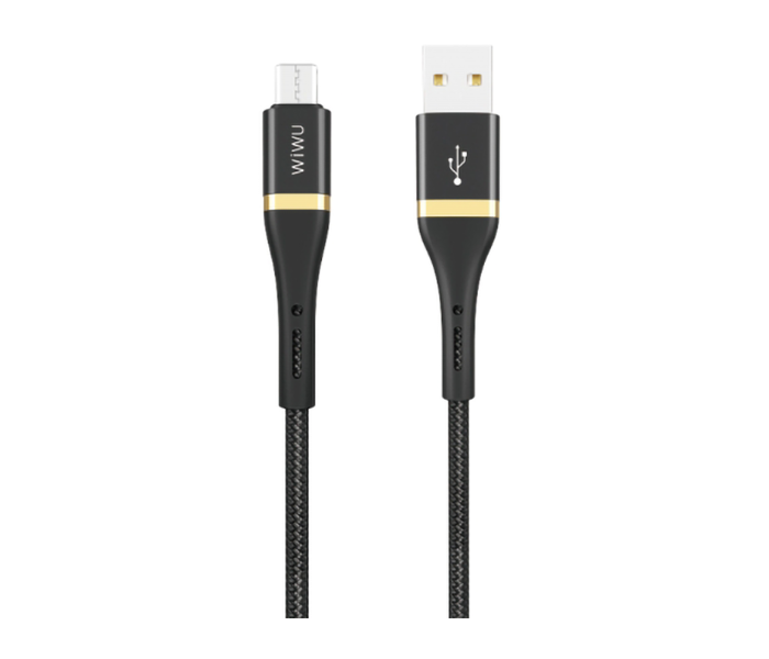 Express Delivery - Wiwu ED-10212MB  Elite Data Cable Ed-102 USB To Micro USB - Black - ID 100856