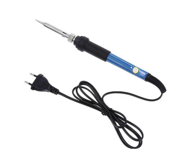 Express Delivery - Smart 60W Soldering Iron With Adjustable Temperatures Blue - ID 100906
