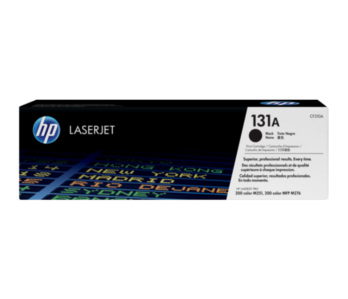Express Delivery - HP 131A CF210A Original LaserJet Toner Cartridge - Black - ID 99890