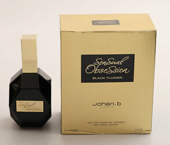 Johan B 100ml Sensual Obsession Black Flower Eau De Parfum Natural Spray For Women in UAE