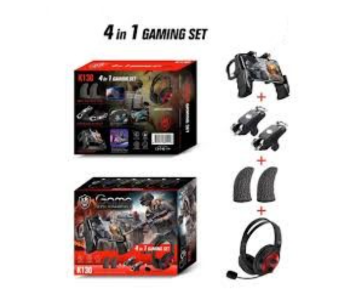 Express Delivery - Jongo Pubg 4 in 1 Gaming Set - Black - ID 99235