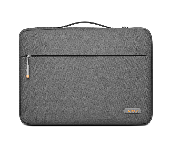 Express Delivery - Wiwu PWRHCLSC133G Pilot Water Resistant High-Capacity Laptop Sleeve Case - Grey - ID 100842