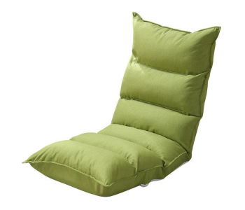FN-Foldable Cushion Chair Single Small Sofa Bed - Green in UAE